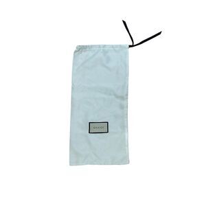 Authentic Gucci Dust Bag 8x18 White Silk Satin Long